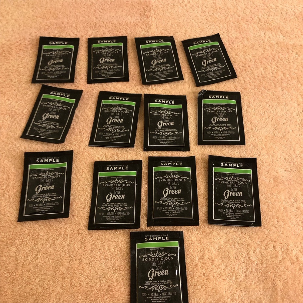 Lot of 13 Perfectly Posh Girls Gone Green Body Butter Samples